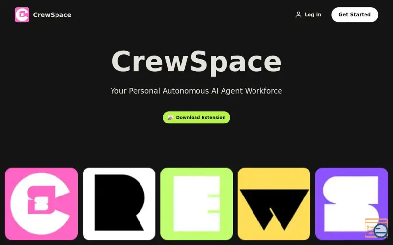 Screenshot of CrewSpace