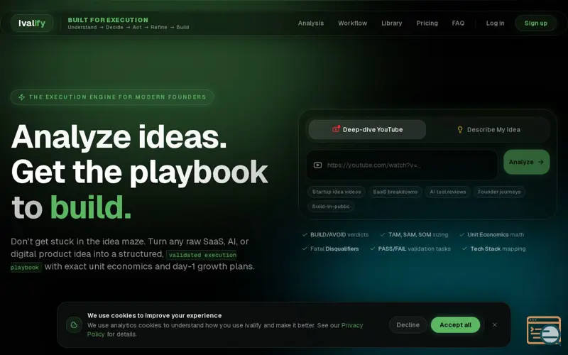 Screenshot of Ivalify
