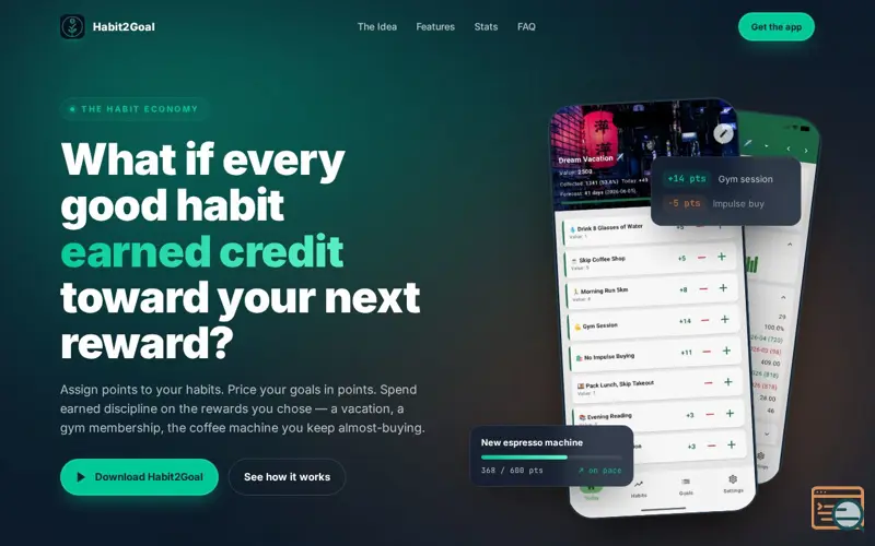 Screenshot of Habit2Goal