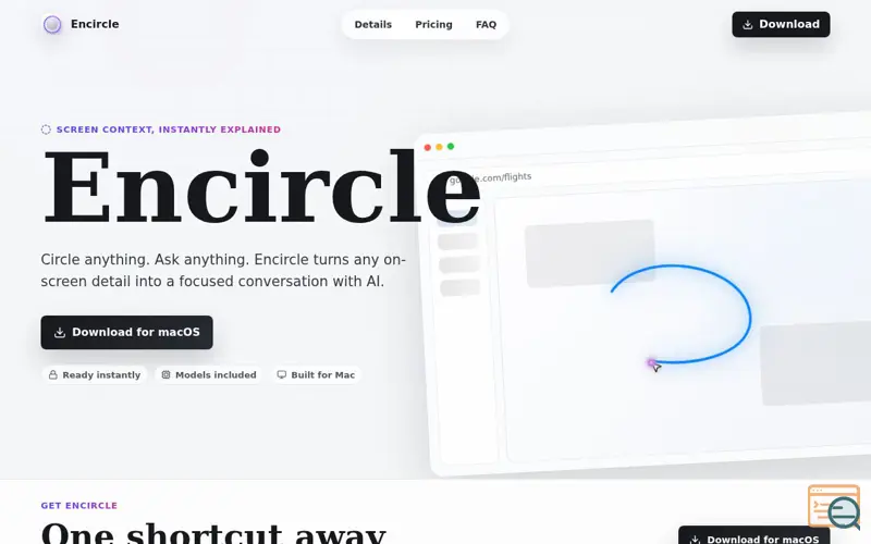 Screenshot of Encircle