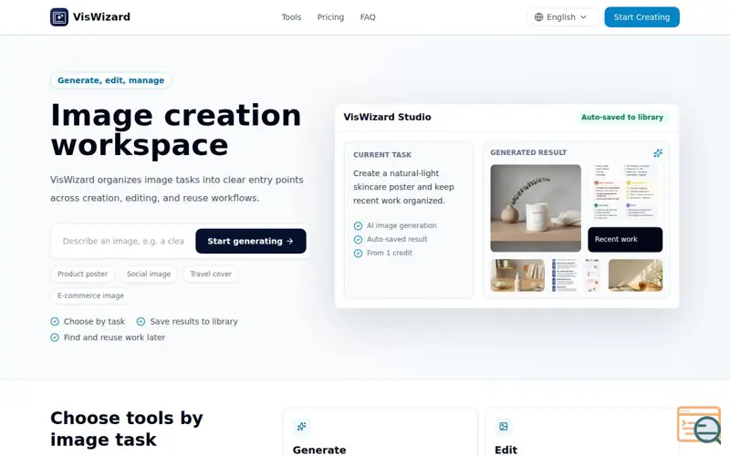 Screenshot of VisWizard