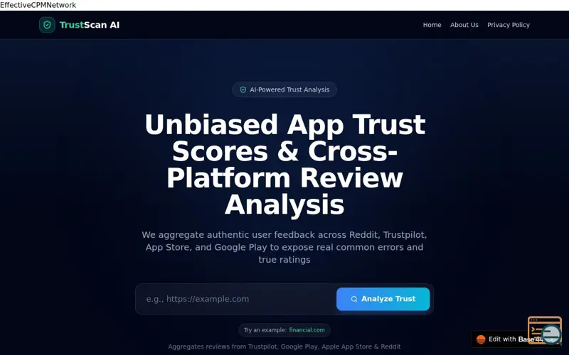 Screenshot of TrustPulse