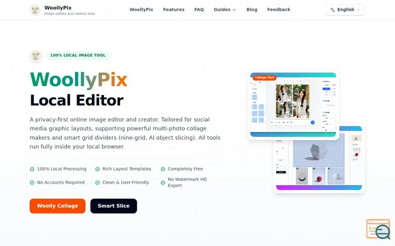 Screenshot of WoollyPix