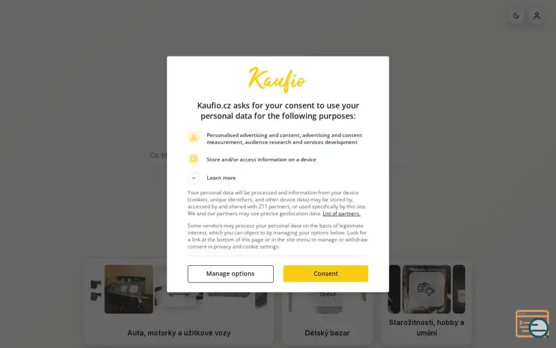 Screenshot of Kaufio Marketplace, a launch using Hetzner Email
