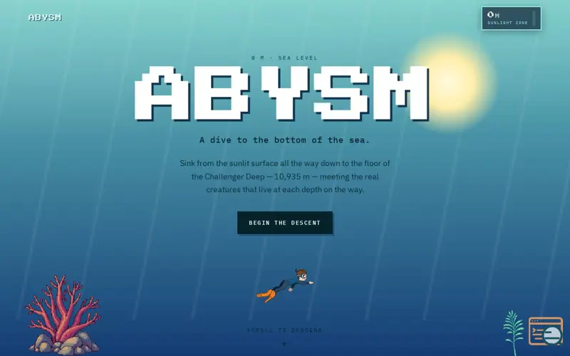 Screenshot of ABYSM