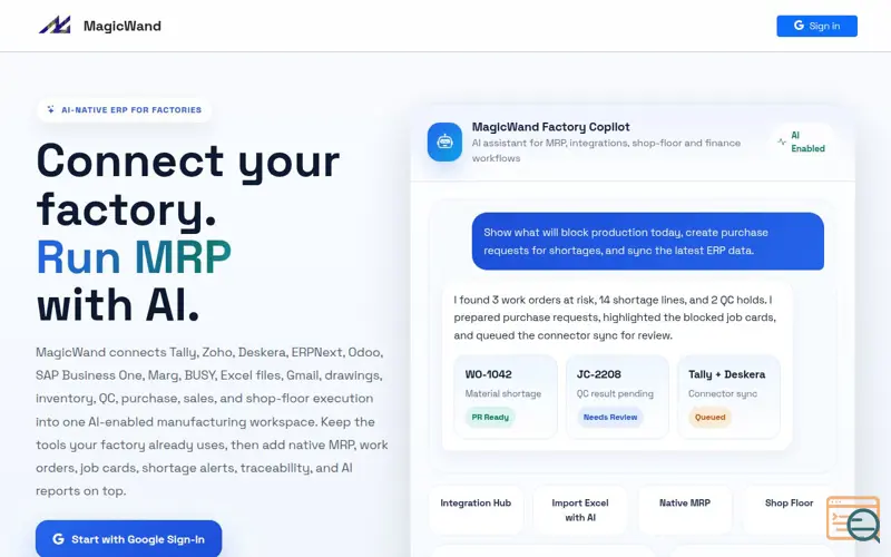 Screenshot of MagicWand