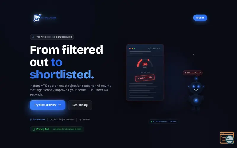 Screenshot of Stelvios