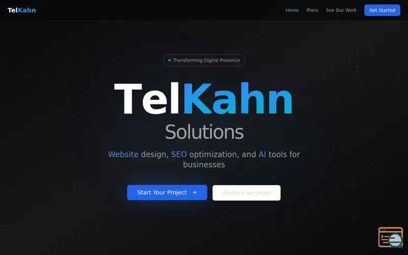 Screenshot of TelKahn Solutions