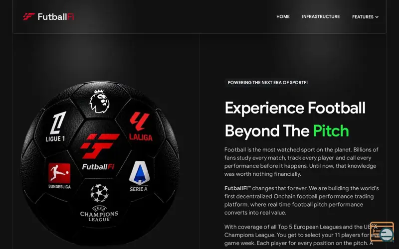 Screenshot of FutballFi