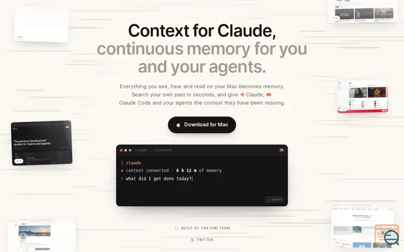 Screenshot of Context for Claude