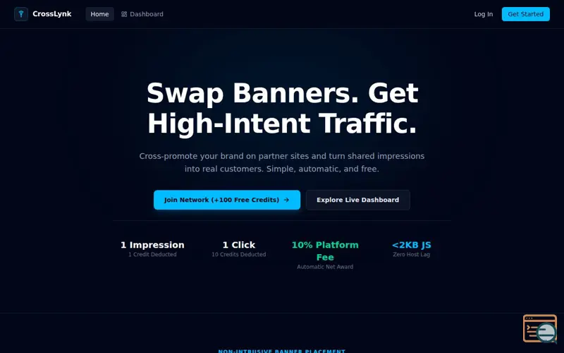 Screenshot of CrossLynk