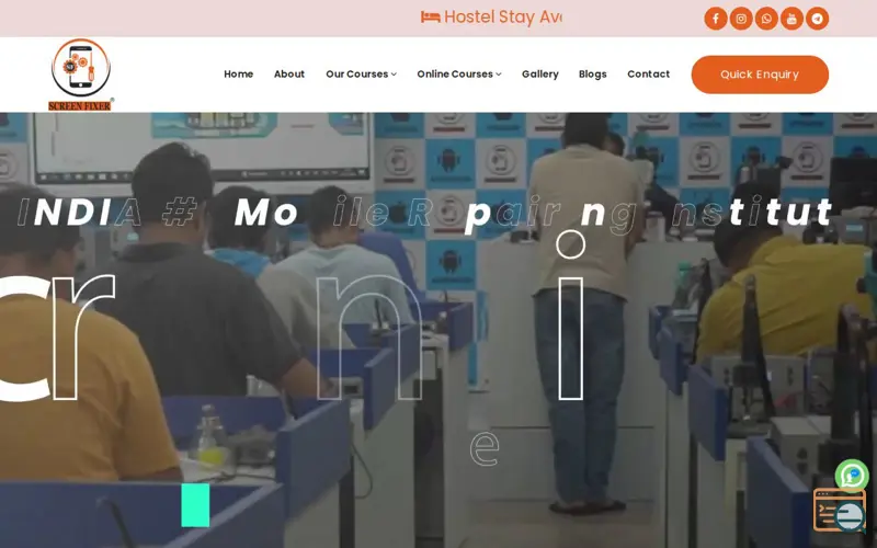 Screenshot of Mobile Repairing Course in Delhi