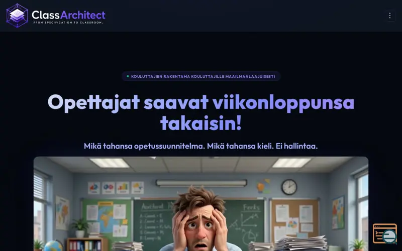 Screenshot of ClassArchitect