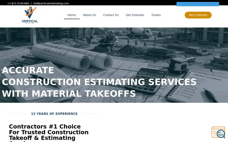 Screenshot of Fubs Estimating