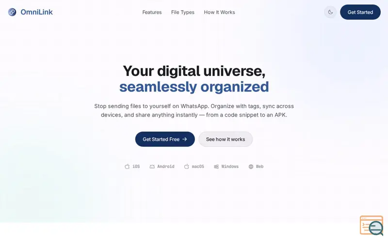 Screenshot of OmniLink