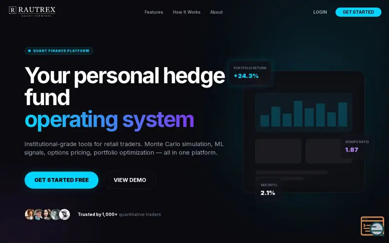 Screenshot of RAUTREX