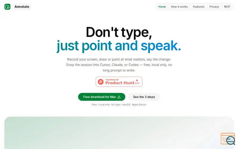 Screenshot of Annotate