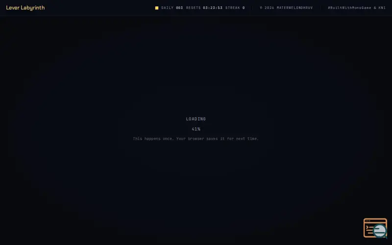 Screenshot of A free lever-based puzzle game
