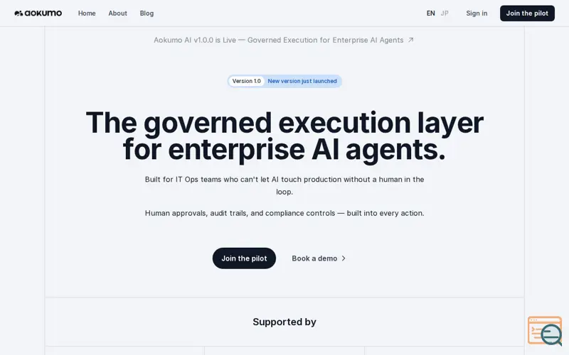 Screenshot of Aokumo AI