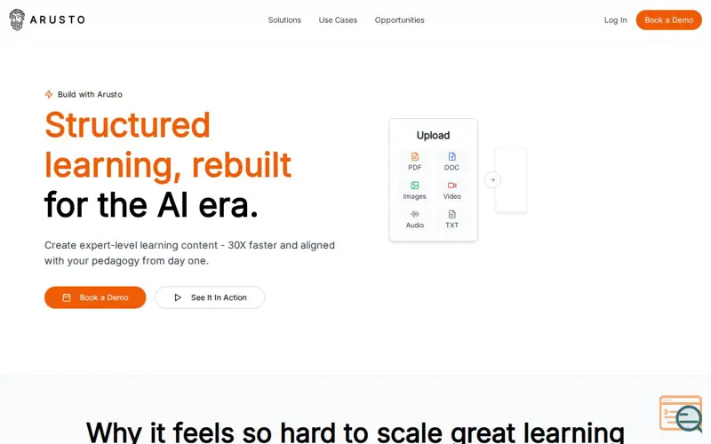 Screenshot of Arusto
