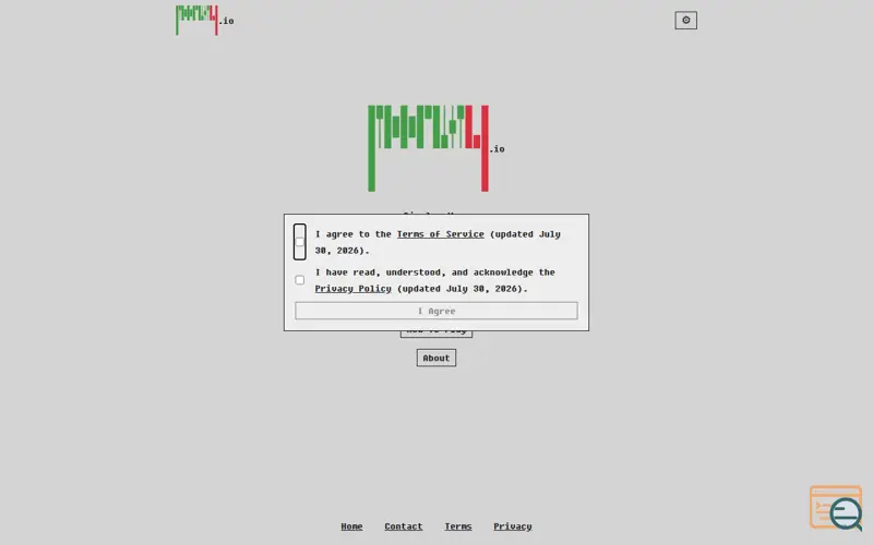 Screenshot of ponzy.io