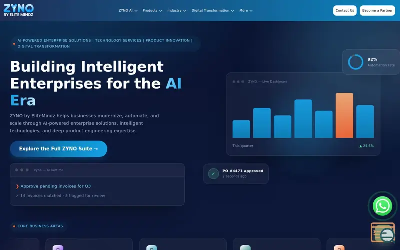 Screenshot of Elite Mindz, a launch using G2