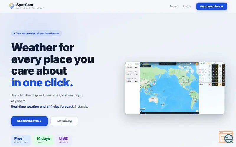 Screenshot of SpotCast