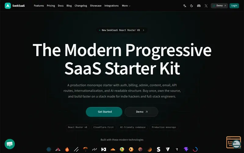 Screenshot of SeekSaaS