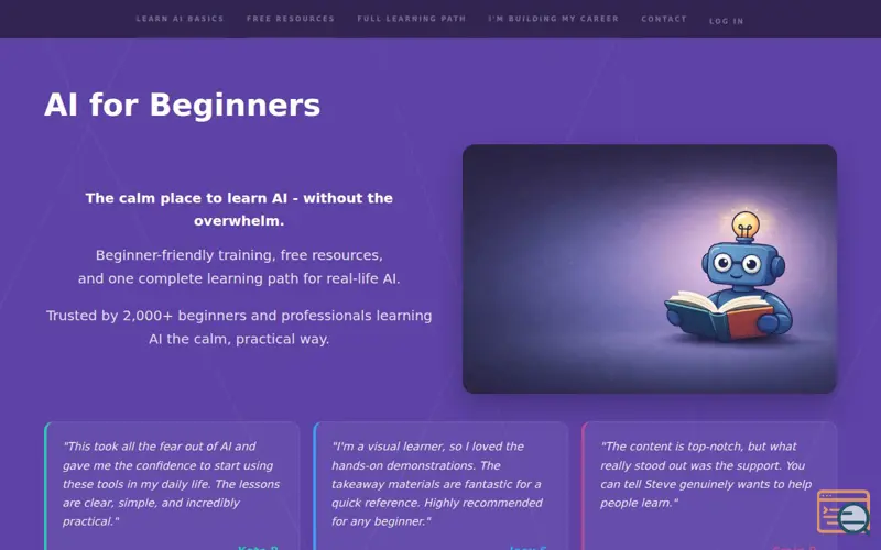 Screenshot of AI Beginner