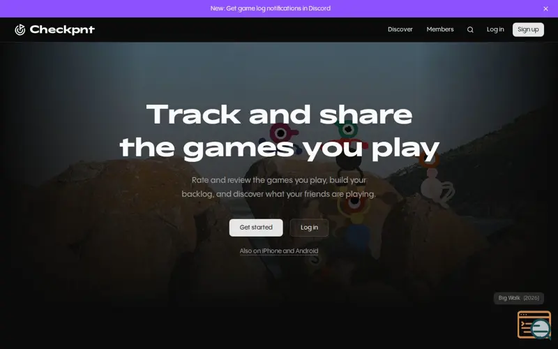 Screenshot of Checkpnt