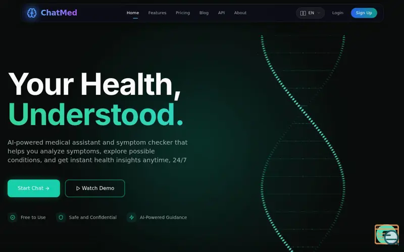 Screenshot of ChatMed