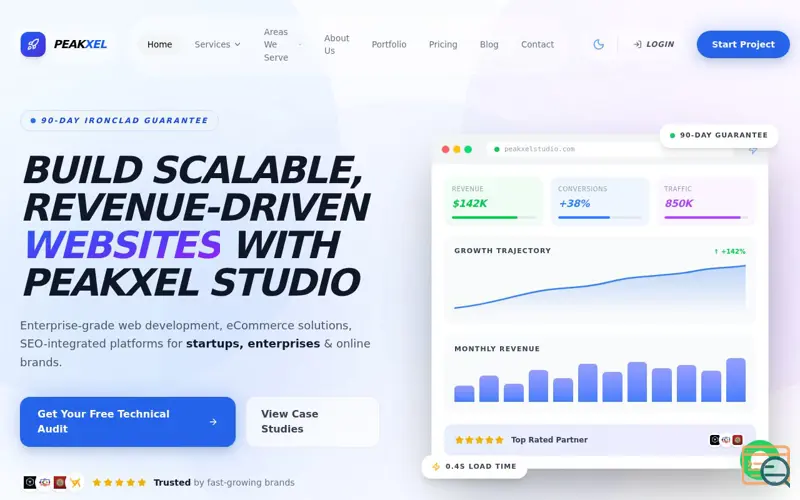 Screenshot of Peakxel Studio