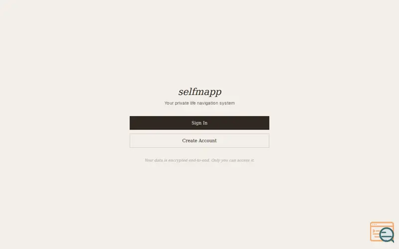 Screenshot of selfmapp.ai