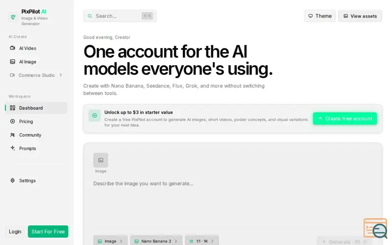 Screenshot of PixPilot