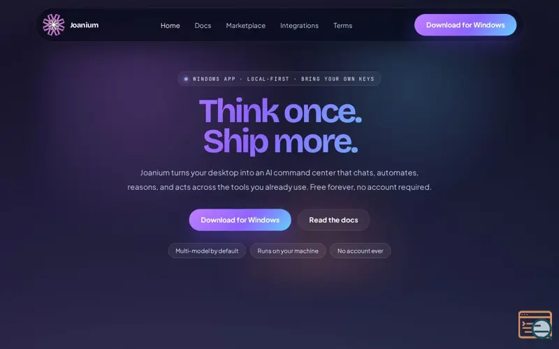 Screenshot of Joanium