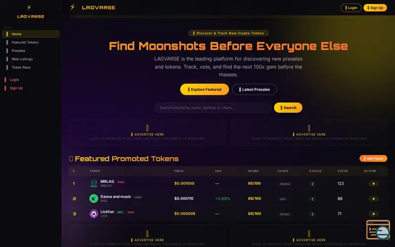 Screenshot of LAGVARSE