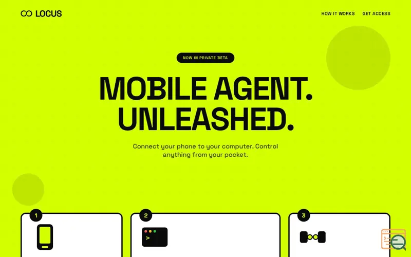 Screenshot of Locus