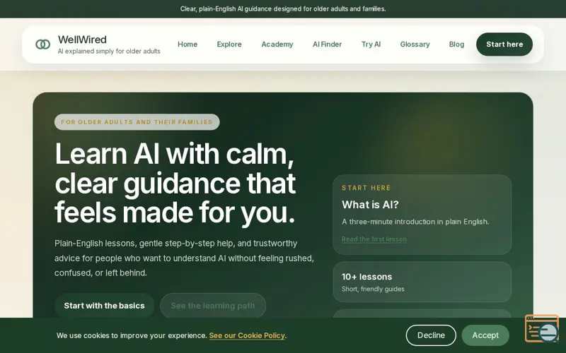 Screenshot of WellWired