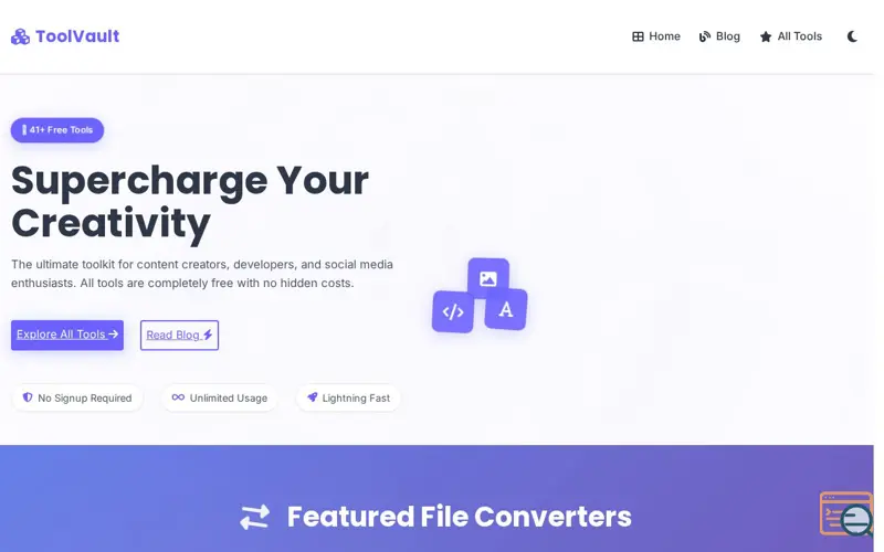 Screenshot of DigiToolVault