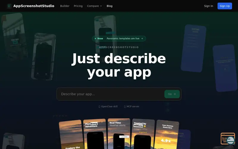Screenshot of AppScreenshotStudio