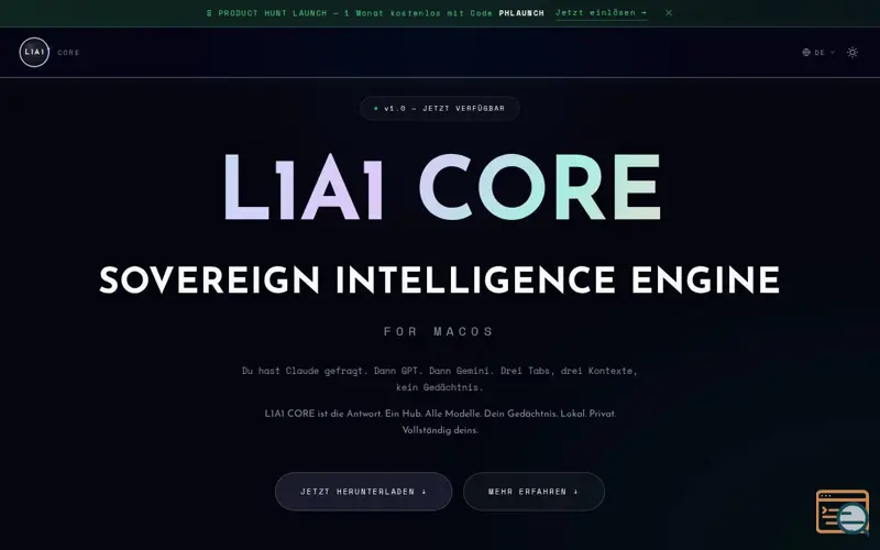 Screenshot of L1A1 CORE