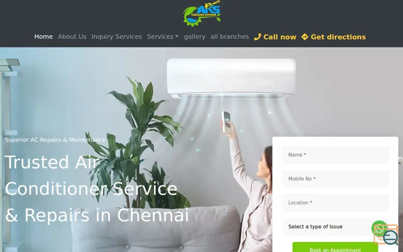 Screenshot of Ac Service Center in Chennai