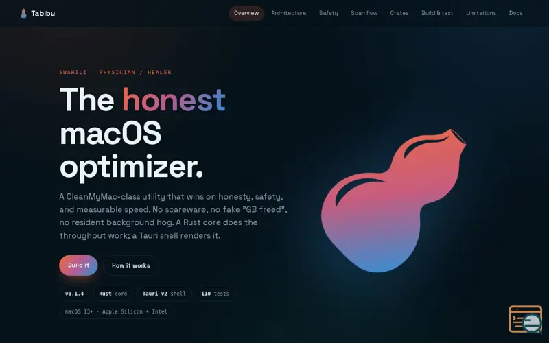 Screenshot of Tabibu 