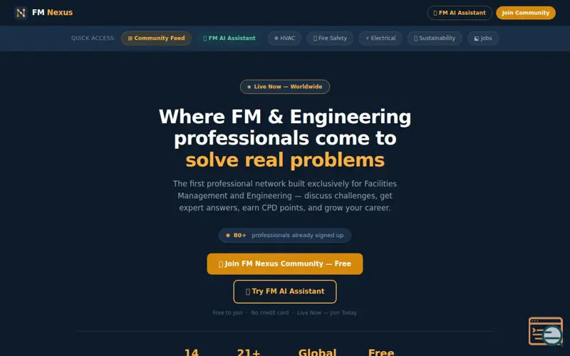 Screenshot of FM Nexus
