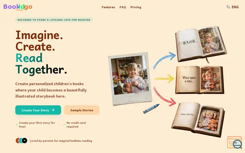 Screenshot of Bookidgo