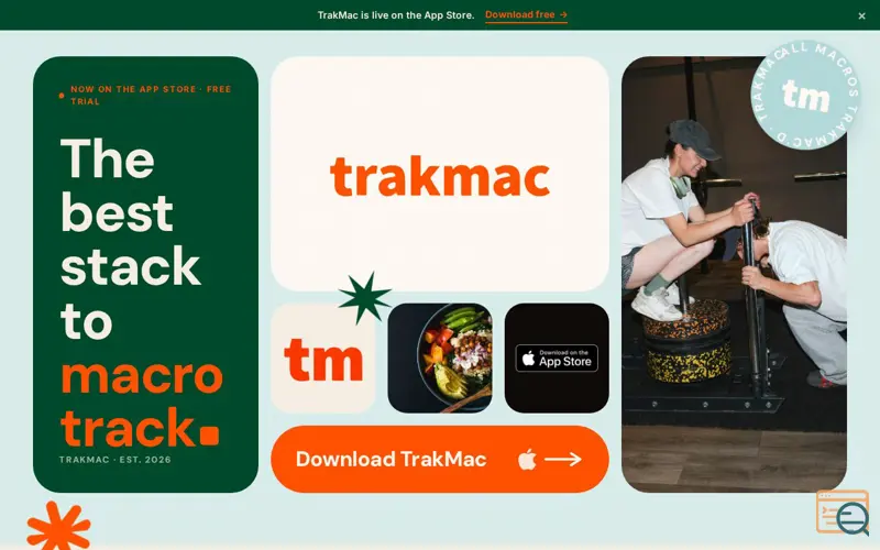 Screenshot of TrakMac