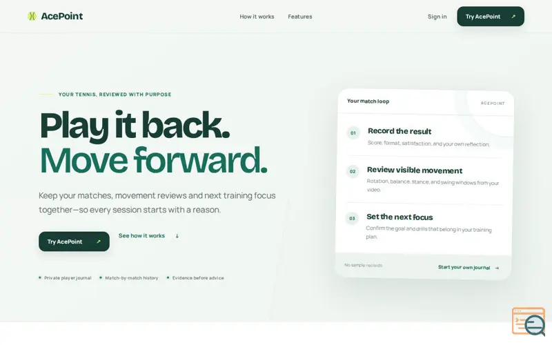 Screenshot of AcePoint