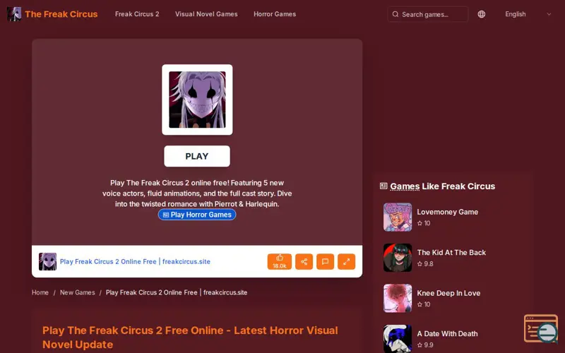 Screenshot of The Freak Circus Day 2