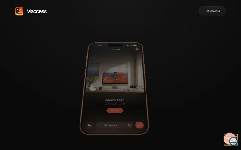 Screenshot of Maccess - Your Mac, in your pocket