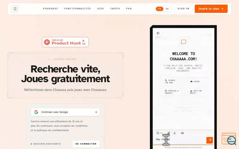 Screenshot of Chaaaaa.com